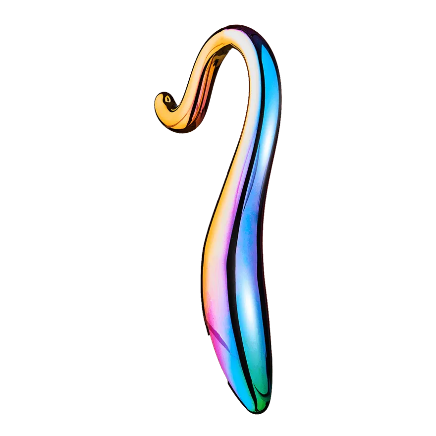 Glamour Glass - Elegant Curved Dildo, 18 cm Glamour Glass - Elegant Curved Dildo, 18 cm