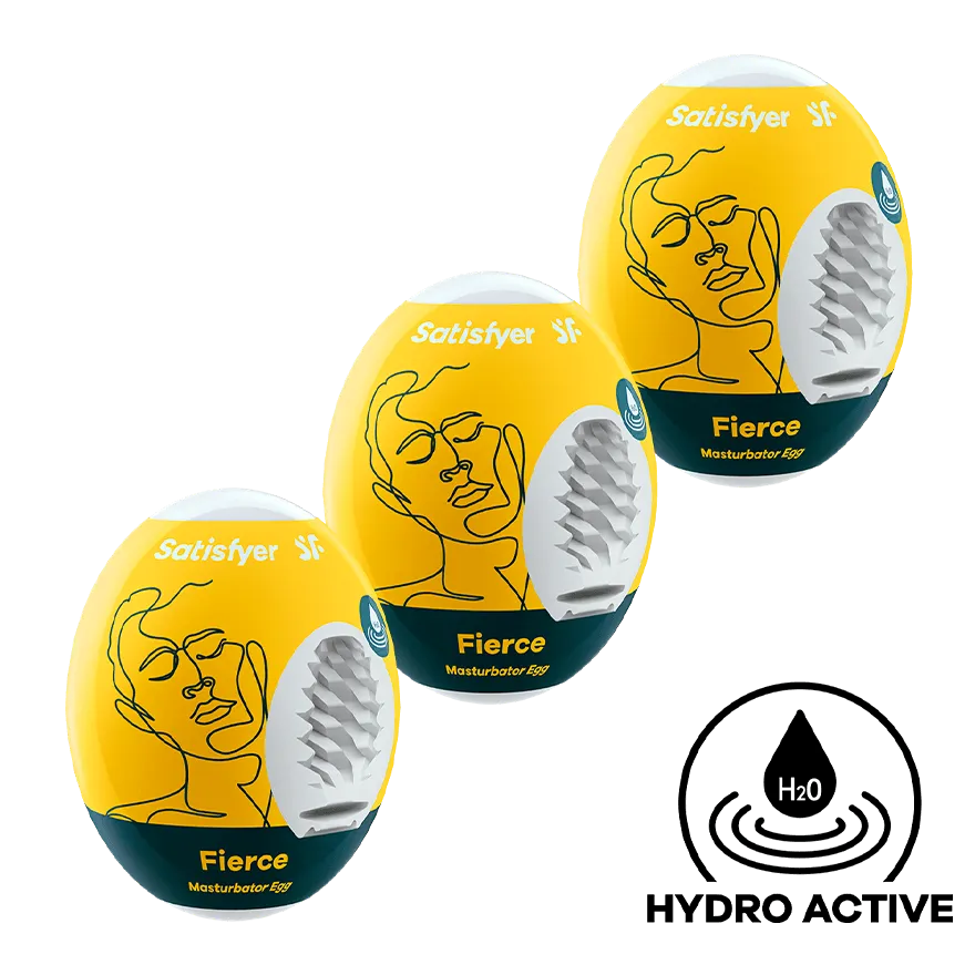 Satisfyer Masturbator Egg - Fierce, 3 Teile Satisfyer Masturbator Egg - Fierce, 3 Teile
