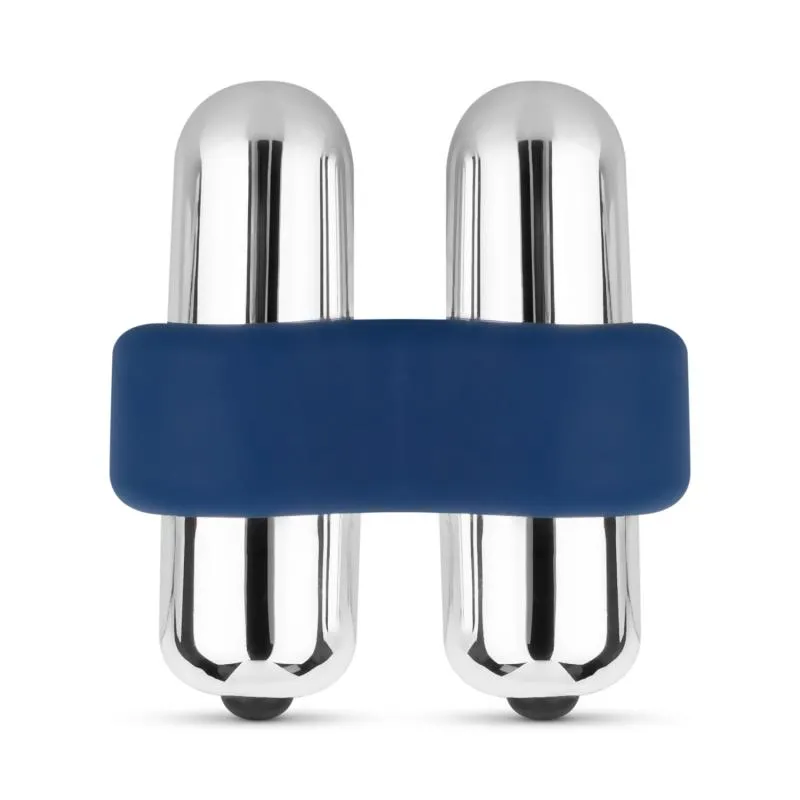 Vibrierender Penisring - Blau – Bild 4