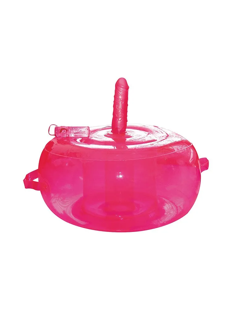 Silvia Saint: Pink Vibrating Chair Silvia Saint: Pink Vibrating Chair