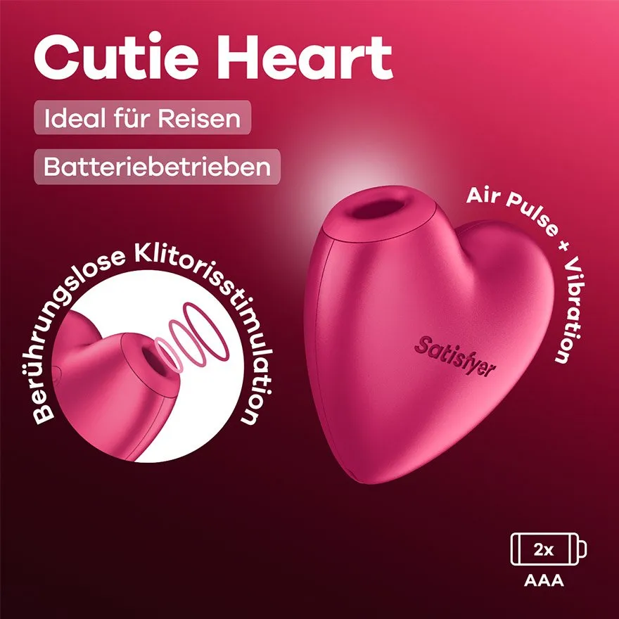 Satisfyer ‘Cutie Heart’ - Batteriebetrieben, 8 cm Satisfyer ‘Cutie Heart’ - Batteriebetrieben, 8 cm