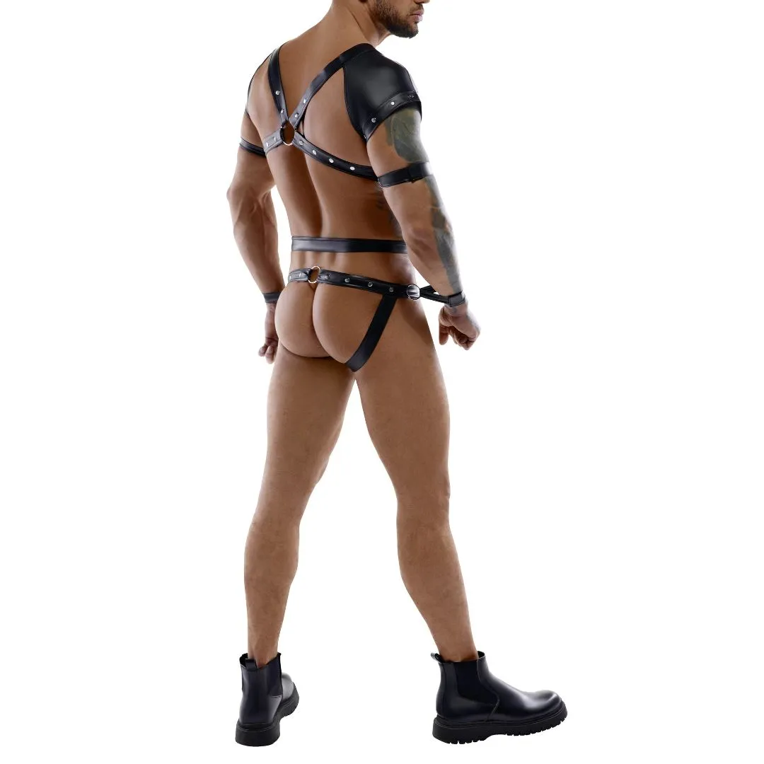 Body in Harness-Optik mit Fesseln – Bild 5