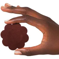 Bye Bra - Satin Nipple Covers Brown M Bye Bra - Satin Nipple Covers Brown M