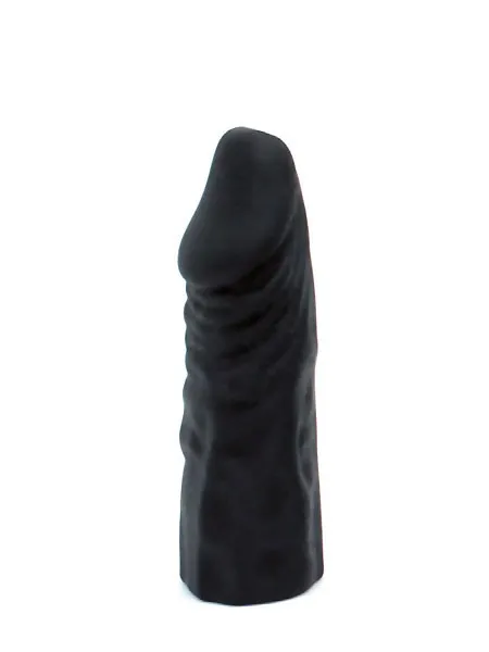 Silikon-Dildo für Strap-On (12cm), schwarz Silikon-Dildo für Strap-On (12cm), schwarz