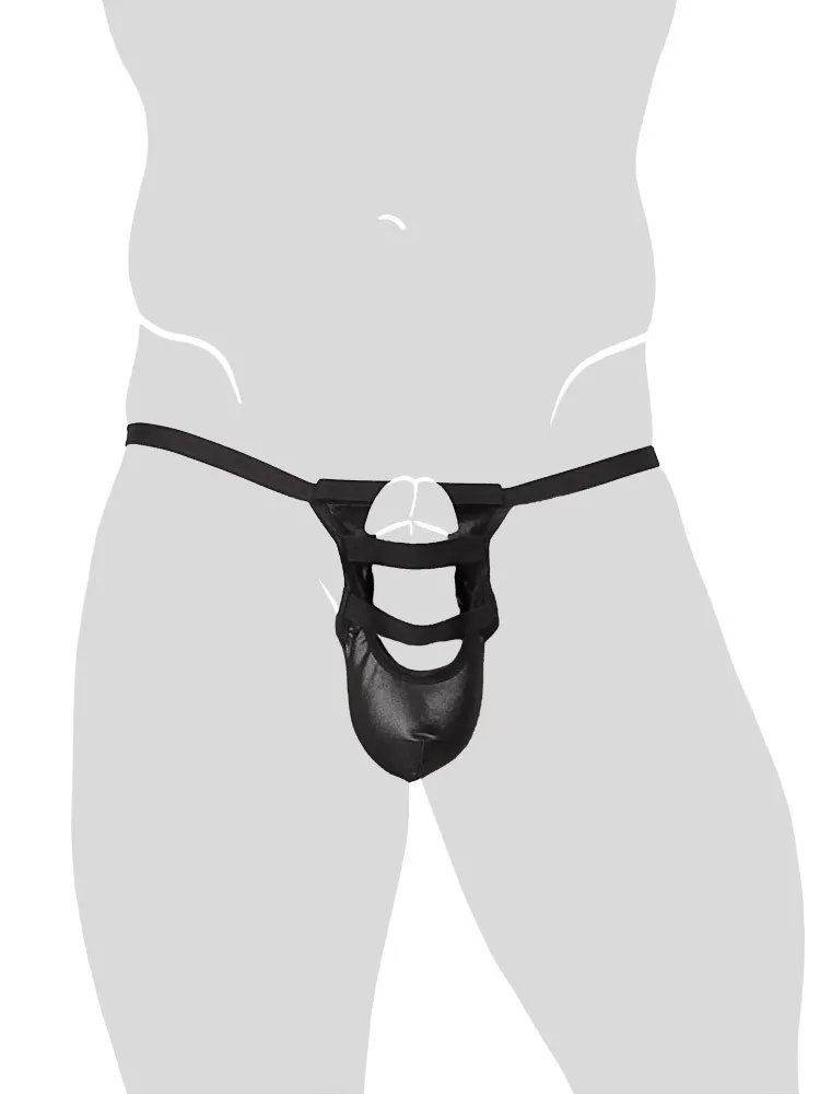 Male Power Extreme: Perk-U-Later String, schwarz (One Size) Male Power Extreme: Perk-U-Later String, schwarz (One Size)