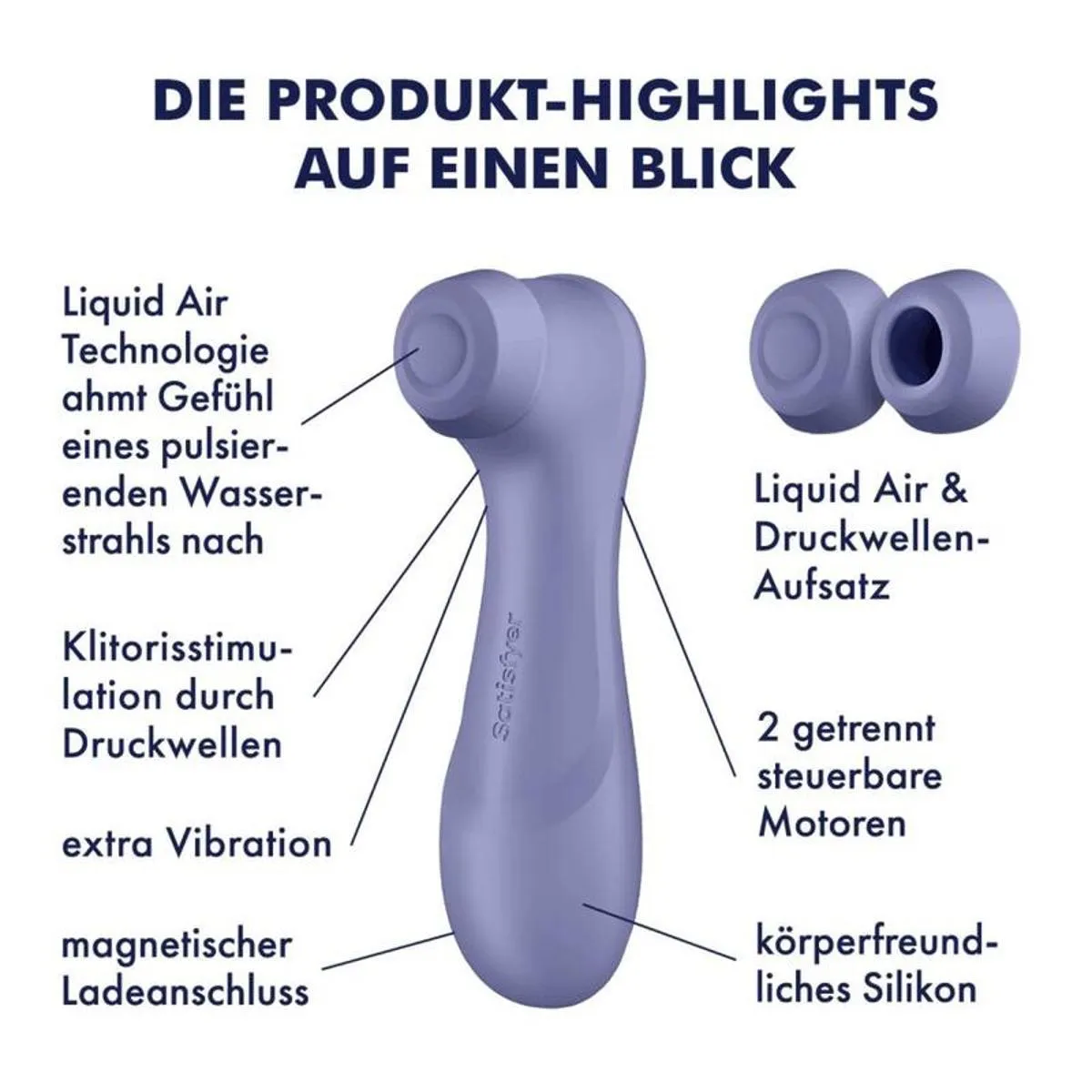Druckwellenvibrator „Satisfyer 2 Generation 3“ ohne App-Funktion – Bild 4