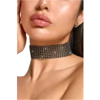 Halsband mit Strasssteinen Halsband mit Strasssteinen