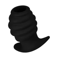 Strukturierter Analplug mit Tunnel L, 10 cm Strukturierter Analplug mit Tunnel L, 10 cm