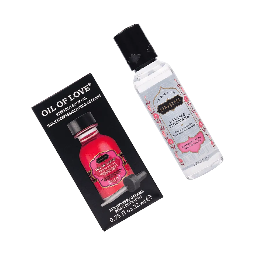 Oral Sex Cocktail Kit - Strawberry Dick-quiri, 2-teilig Oral Sex Cocktail Kit - Strawberry Dick-quiri, 2-teilig