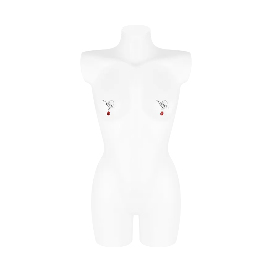 Herzförmige Nippelklemmen Herzförmige Nippelklemmen