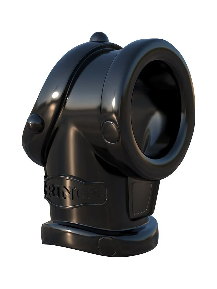 C-Ringz Cock Pipe with Ball-Stretcher: Penisring mit Hoden-Stretcher, schwarz C-Ringz Cock Pipe with Ball-Stretcher: Penisring mit Hoden-Stretcher, schwarz