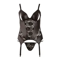 Strapshemd plus String aus Spitze Strapshemd plus String aus Spitze