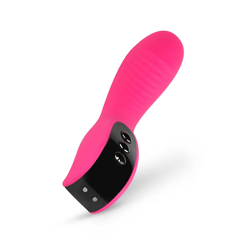 Classics Vibe gerippter G-Punkt Vibrator - pink – Bild 4
