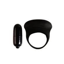 Crazy Bull Bertram: Vibro-Penisring, schwarz