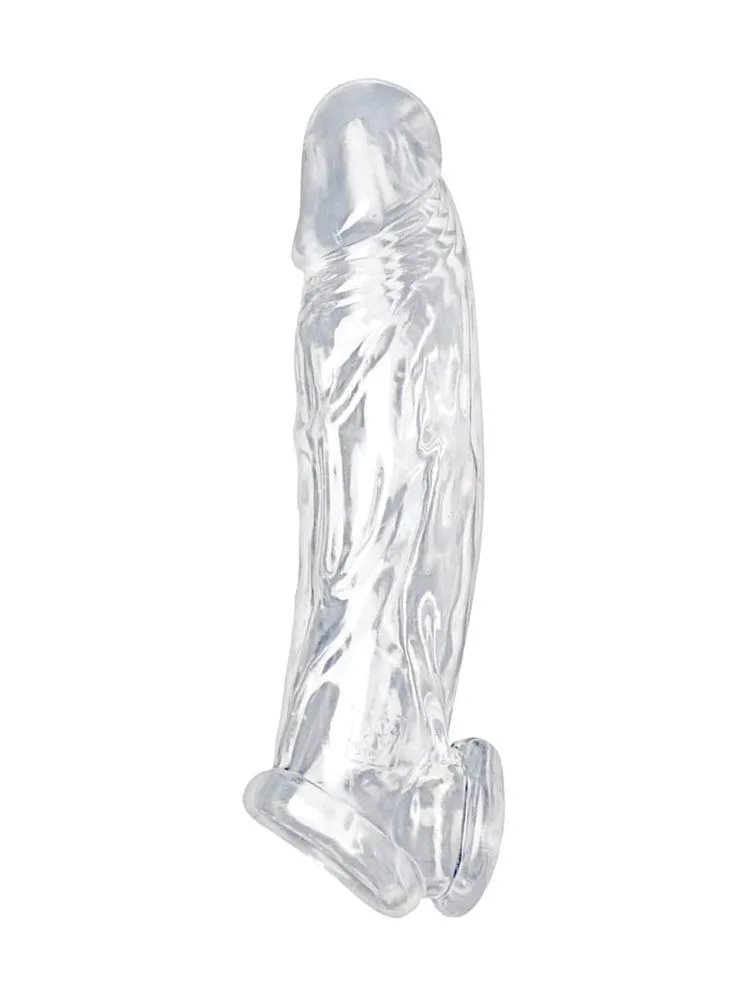 Size Matters: Penishülle mit Hodenring, transparent Size Matters: Penishülle mit Hodenring, transparent