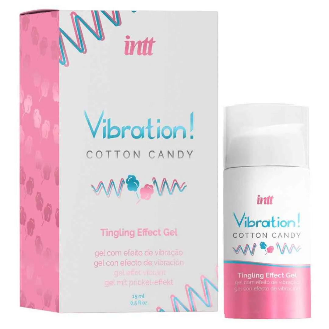 Stimulationsgel "Vibration! Cotton Candy" – Bild 3