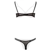 Christine - Offenes BH-Set Sanna - Schwarz Christine - Offenes BH-Set Sanna - Schwarz