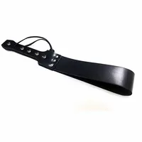 Leather Folded Paddle Black Leather Folded Paddle Black