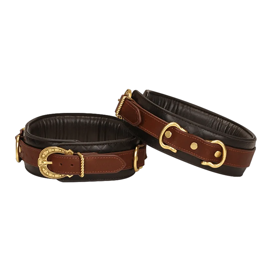 Oberschenkelfesseln aus Reitleder Oberschenkelfesseln aus Reitleder