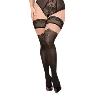 halterlose Strümpfe schwarz Plus Size halterlose Strümpfe schwarz Plus Size