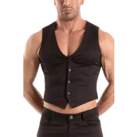 schwarze Chinoweste schwarze Chinoweste