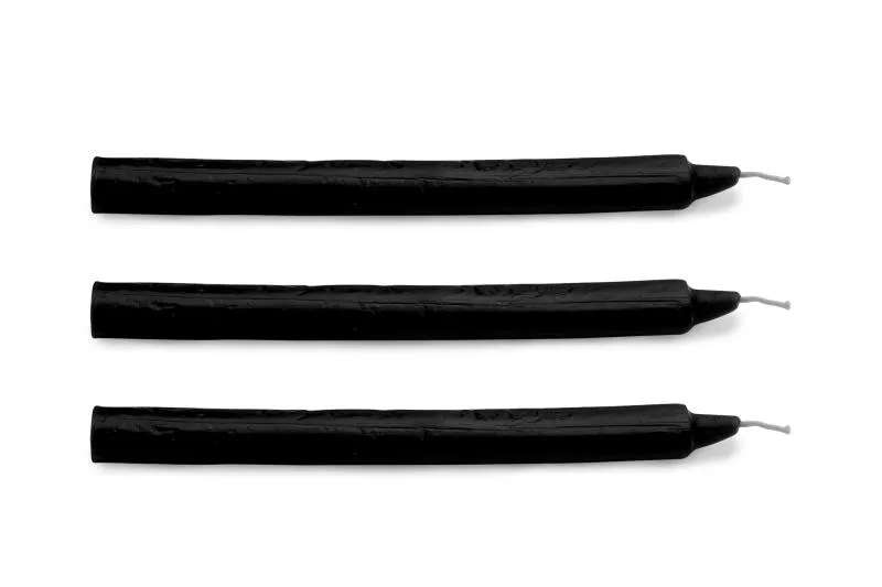 XR Brands - Dark Drippers Fetisch-Tropfkerzen - Schwarz – Bild 2