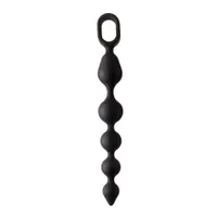 Malesation Ball Chain Medium: Analkette, schwarz Malesation Ball Chain Medium: Analkette, schwarz