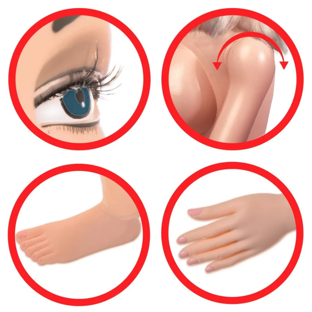 Liebespuppe "B.J. Betty", mit 3-D Gesicht – Bild 5