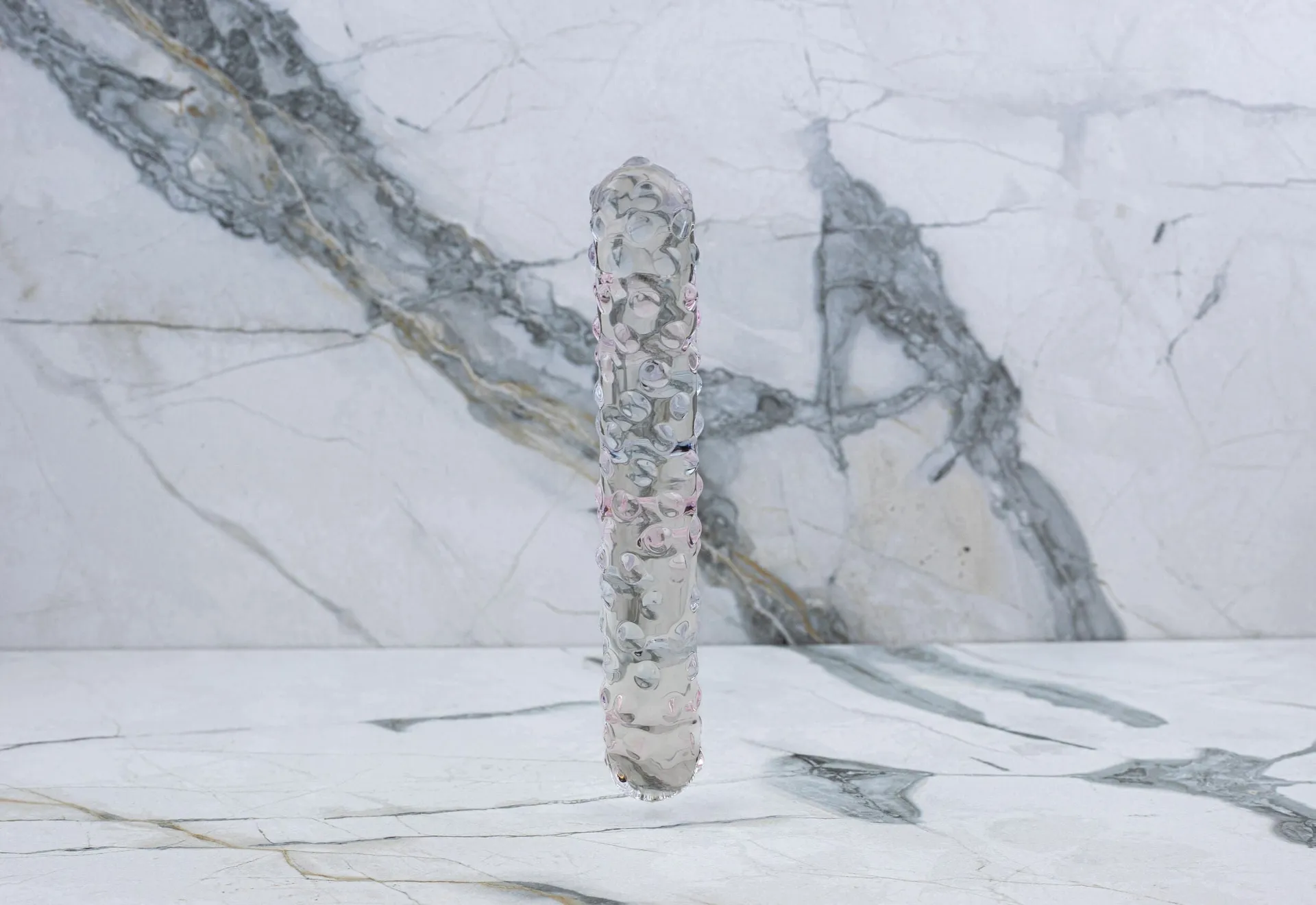 Gläs - Lila Rose Noppendildo (18 cm) – Bild 2