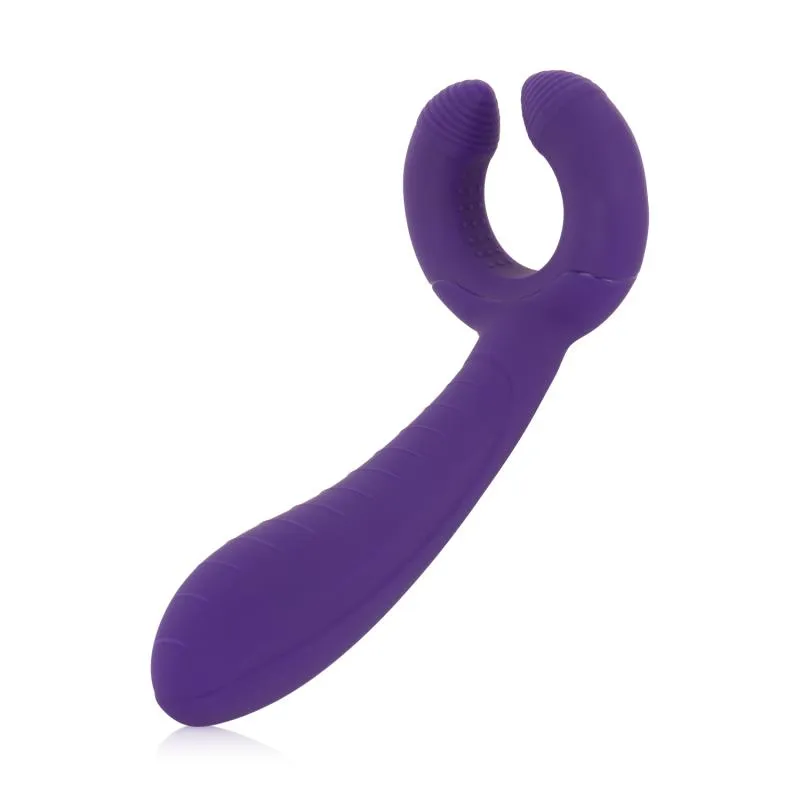 Duo Vibe Paarvibrator - Tiefes Lila – Bild 4