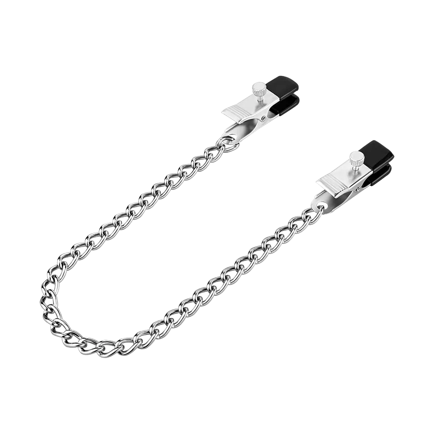 Nippelklemmen mit Verbindungskette Nippelklemmen mit Verbindungskette