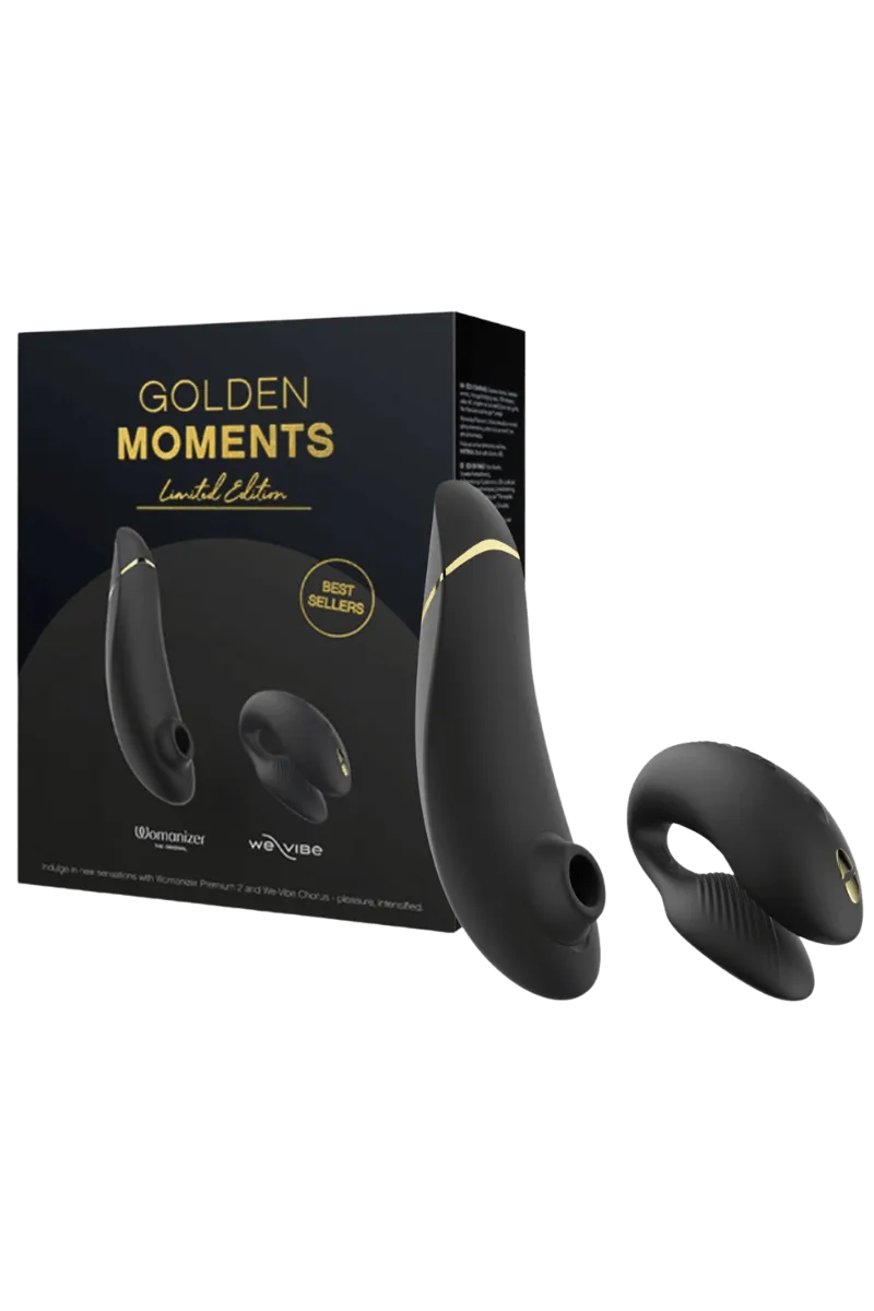 Golden Moments - Womanizer® Premium 2 & We-Vibe Chorus Golden Moments - Womanizer® Premium 2 & We-Vibe Chorus