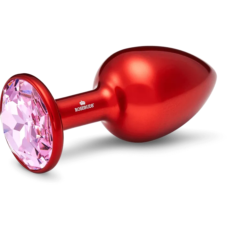 Rosebuds™ - Medium Alu Rot Kristall Rosebuds™ - Medium Alu Rot Kristall