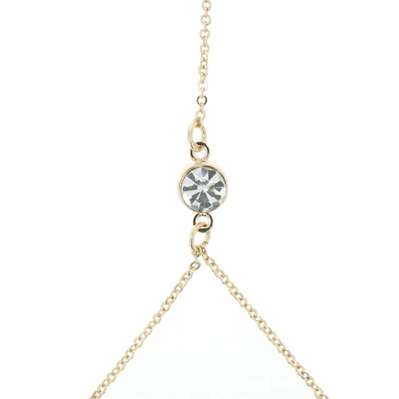 Otazu - Harmony Crystal Fusskette - Transparent – Bild 4