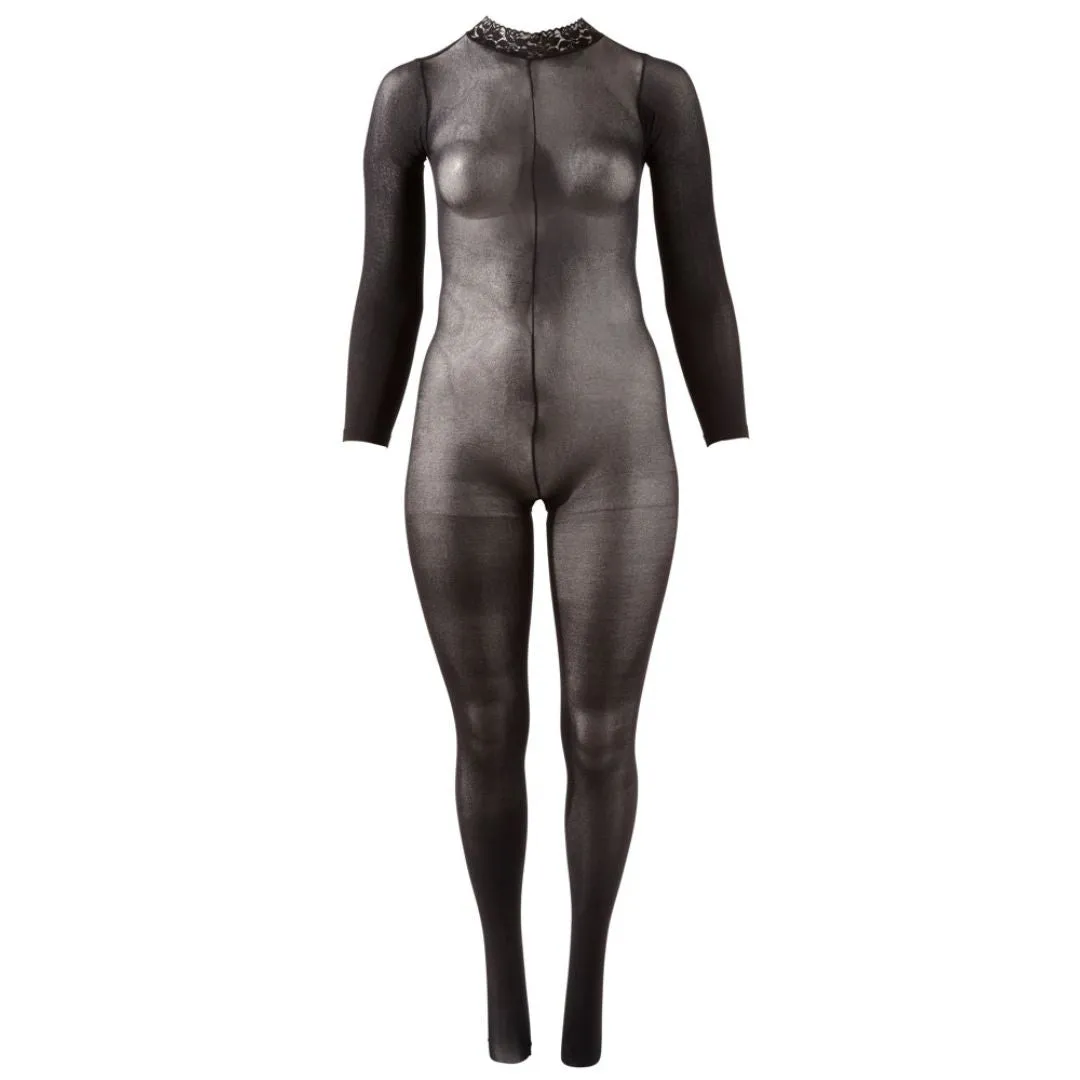 Transparenter Langarm-Catsuit Transparenter Langarm-Catsuit