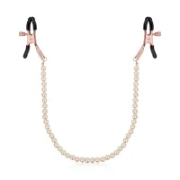 Rosy Gold - Pearls Nippelklemmen - Verstellbares Design Rosy Gold - Pearls Nippelklemmen - Verstellbares Design
