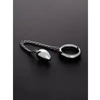 Triune Donut Ring Anal Egg: Edelstahl-Penisring mit Analplug (40mm) Triune Donut Ring Anal Egg: Edelstahl-Penisring mit Analplug (40mm)