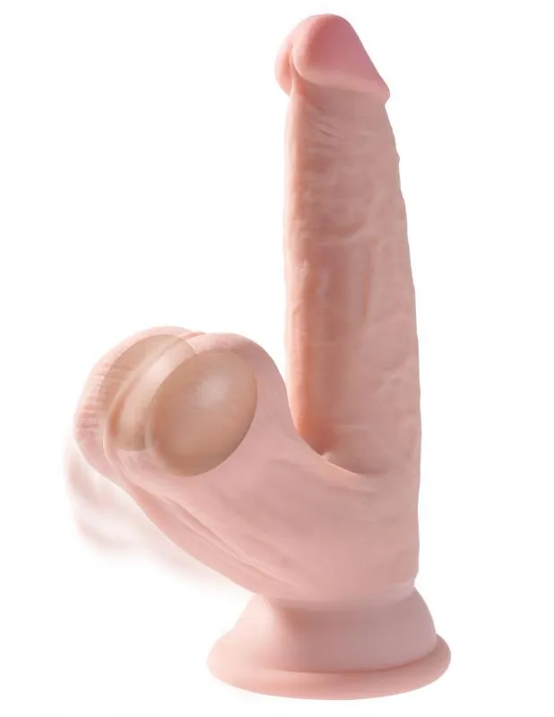 King Cock Plus Realistischer Dildo mit beweglichem Hodensack - 15,2 cm – Bild 2