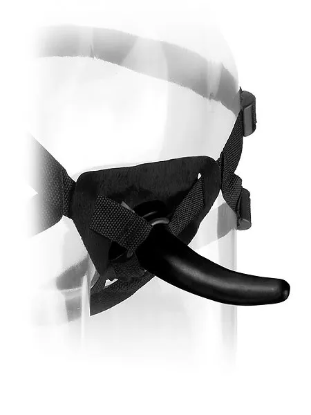 Anal Fantasy The Pegger: Strap-On mit Analdildo, schwarz Anal Fantasy The Pegger: Strap-On mit Analdildo, schwarz