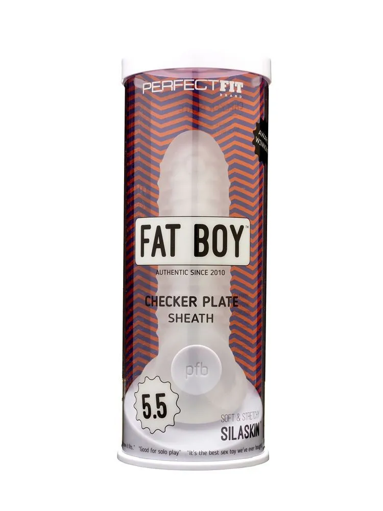 Perfect Fit Fat Boy Checker 5.5: Penishülle, transparent Perfect Fit Fat Boy Checker 5.5: Penishülle, transparent