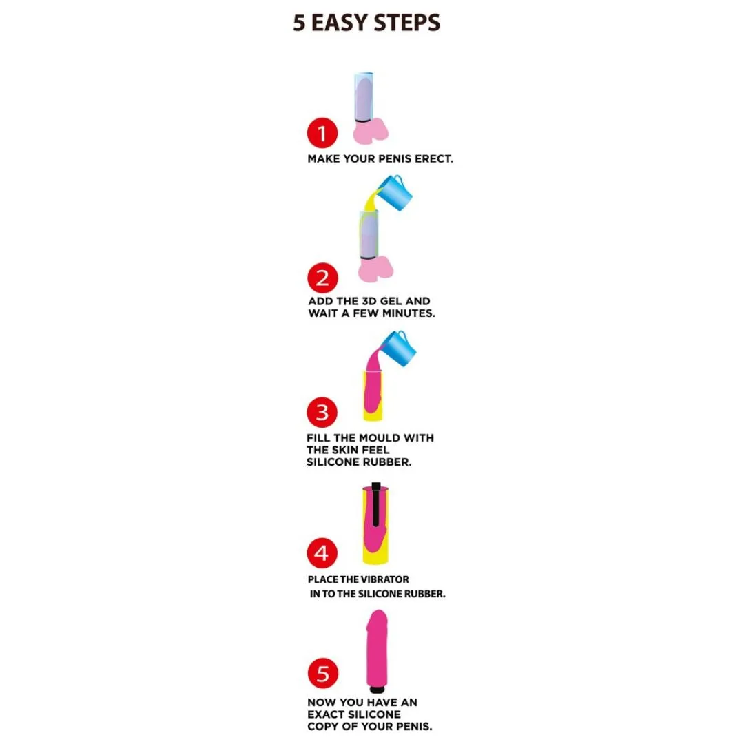 Penis-Abdruck-Set „My personalized Vibrator“ – Bild 4