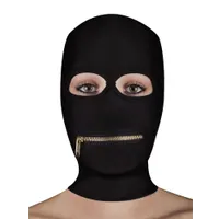 Ouch! Extreme Zipper Mask with Mouth Zipper: Kopfmaske, schwarz Ouch! Extreme Zipper Mask with Mouth Zipper: Kopfmaske, schwarz