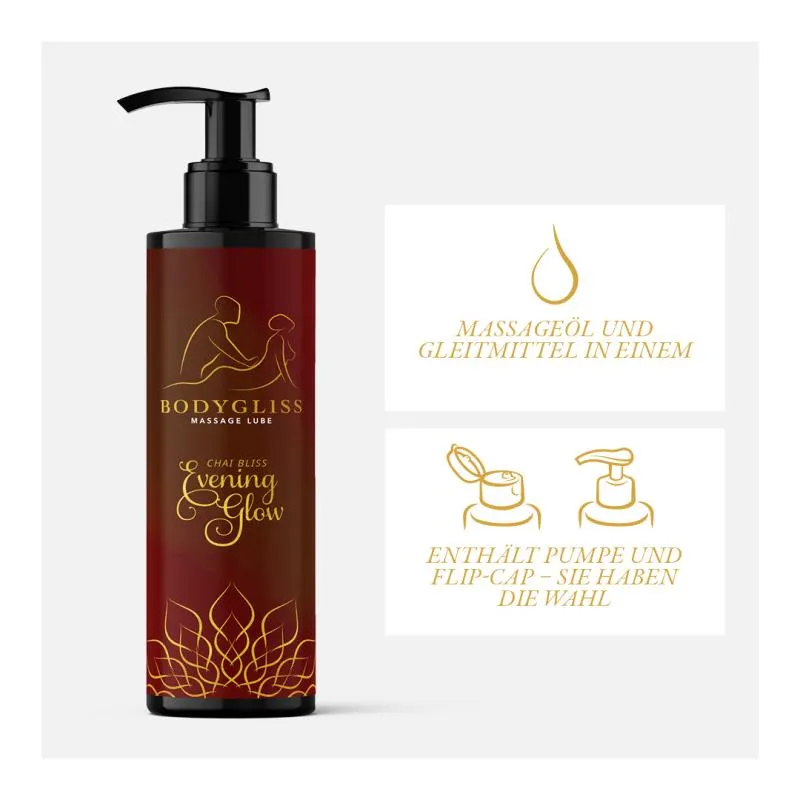 BodyGliss - Massageöl und Gleitmittel in einem Chai Bliss - 150 ml – Bild 2