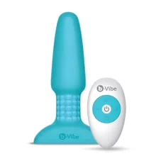 B-Vibe Rimming: Vibro-Plug mit Fernbedienung, teal B-Vibe Rimming: Vibro-Plug mit Fernbedienung, teal