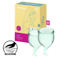 Satisfyer Feel Secure - Menstrual Cup Set, 15 & 20 ml Satisfyer Feel Secure - Menstrual Cup Set, 15 & 20 ml