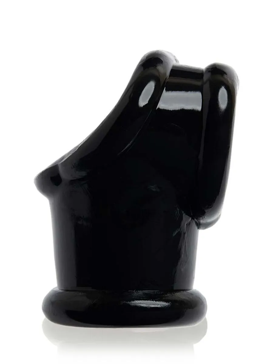 Oxballs Powersling: Penisring und Hodenstretcher, schwarz Oxballs Powersling: Penisring und Hodenstretcher, schwarz