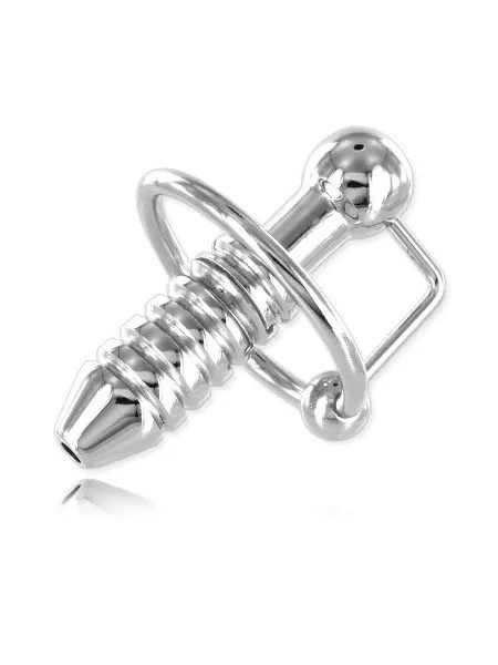 Black Label Stainless Steel Torpedo Penis Plug: Edelstahl-Eichelring mit Dilator Black Label Stainless Steel Torpedo Penis Plug: Edelstahl-Eichelring mit Dilator