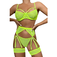 4tlg. Dessous Set neon 4tlg. Dessous Set neon