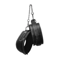 Sportsheets Edge Leather Ankle Restraints: Leder-Fußfesseln, schwarz Sportsheets Edge Leather Ankle Restraints: Leder-Fußfesseln, schwarz