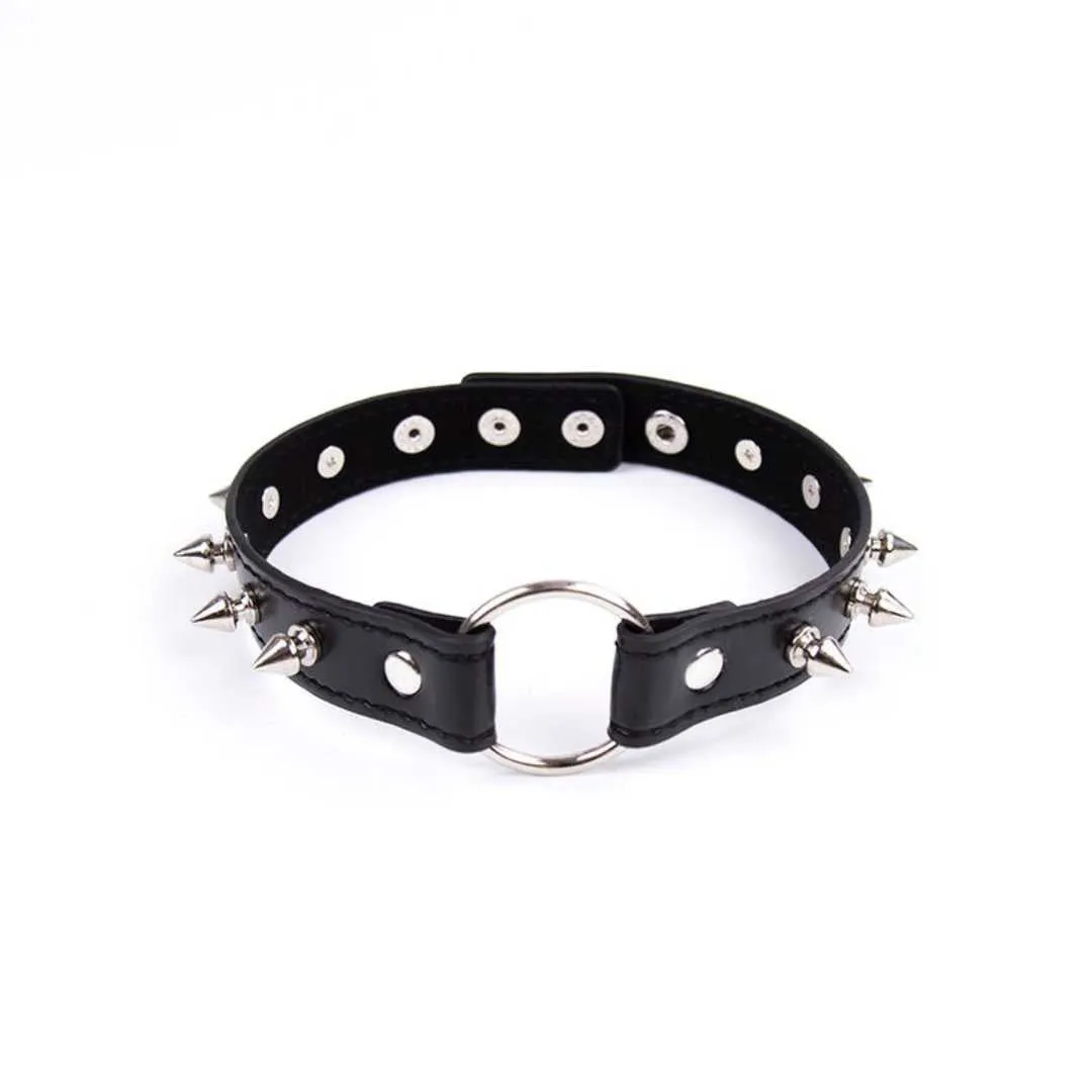 Halsband mit Metall Spikes Halsband mit Metall Spikes